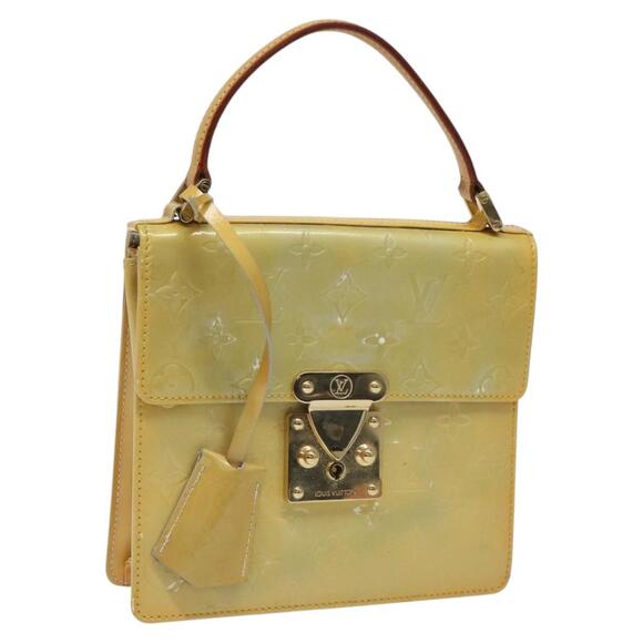 LOUIS VUITTON Monogram Vernis Spring Street Hand Bag Gris M91029 - Picture 1 of 16